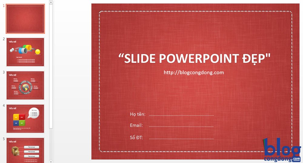 Tổng Hợp 50 Mẫu Slide PowerPoint Đẹp Và Chuyên Nghiệp Cho Thuyết Trình